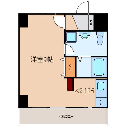 グリシーヌ響 0810｜埼玉県入間市豊岡３丁目(賃貸マンション1K・8階・27.25㎡)の写真 その2