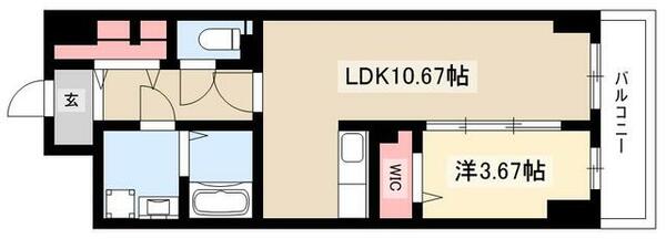 Ｓ－ＦＯＲＴ北千種 1102｜愛知県名古屋市千種区北千種１丁目(賃貸マンション1LDK・11階・40.00㎡)の写真 その2