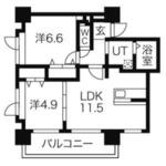 札幌市中央区南十五条西７丁目 10階建 築18年のイメージ
