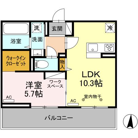 同じ建物の物件間取り写真 - ID:207001128768