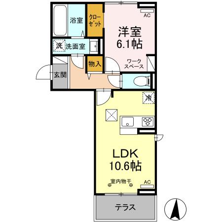 同じ建物の物件間取り写真 - ID:207001128773