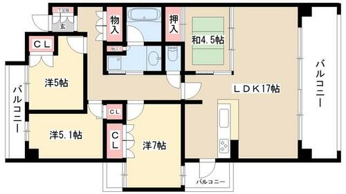 同じ建物の物件間取り写真 - ID:223032166228