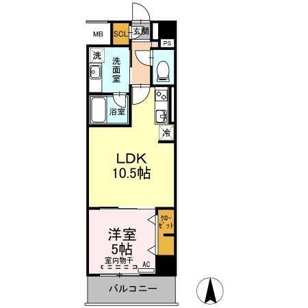 同じ建物の物件間取り写真 - ID:244003854111