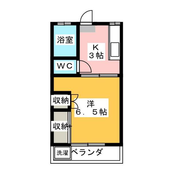 ニュータナベ第２ 205｜東京都武蔵野市中町３丁目(賃貸アパート1K・2階・22.68㎡)の写真 その2