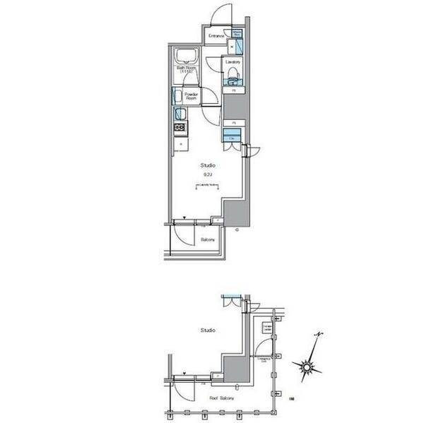 ルフォンプログレ渋谷ヒルトップ 0806｜東京都目黒区青葉台４丁目(賃貸マンション1R・8階・26.83㎡)の写真 その2