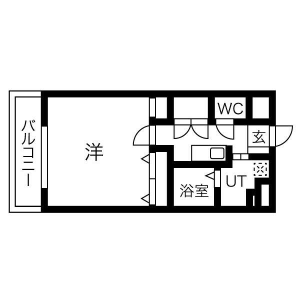 リンデン東薬院｜福岡県福岡市中央区渡辺通２丁目(賃貸マンション1K・4階・31.07㎡)の写真 その2