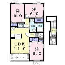 メゾン・ブリーズ 203 ｜ 大分県大分市大在北３丁目（賃貸アパート3LDK・2階・68.03㎡） その2