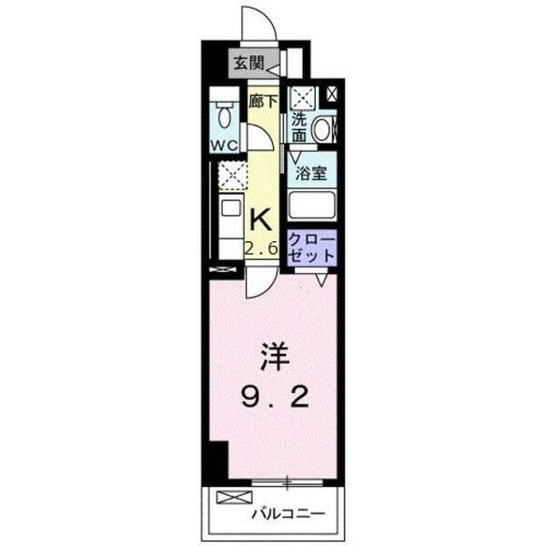 シティタワー　高崎 802｜群馬県高崎市和田町(賃貸マンション1K・8階・30.90㎡)の写真 その2