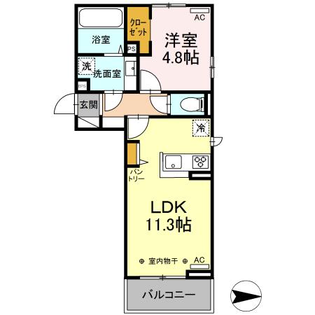 同じ建物の物件間取り写真 - ID:220002917655