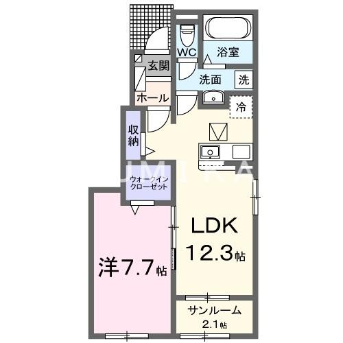 同じ建物の物件間取り写真 - ID:233019702367