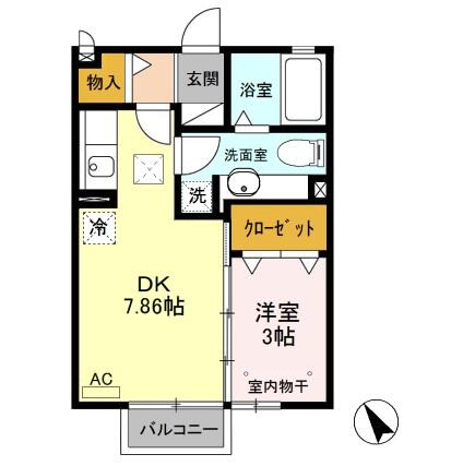 同じ建物の物件間取り写真 - ID:209005521606