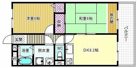 同じ建物の物件間取り写真 - ID:227080492607