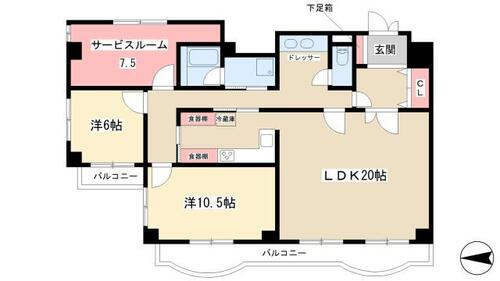 同じ建物の物件間取り写真 - ID:223032150647