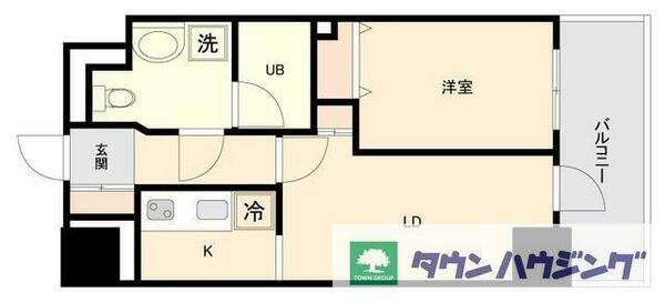 東京都渋谷区幡ヶ谷２丁目(賃貸マンション1LDK・15階・33.96㎡)の写真 その2