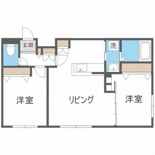 同じ建物の物件間取り写真 - ID:201022319310