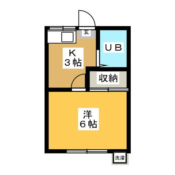 メゾンＫＪＳ 102｜東京都小金井市本町３丁目(賃貸アパート1K・1階・19.44㎡)の写真 その2