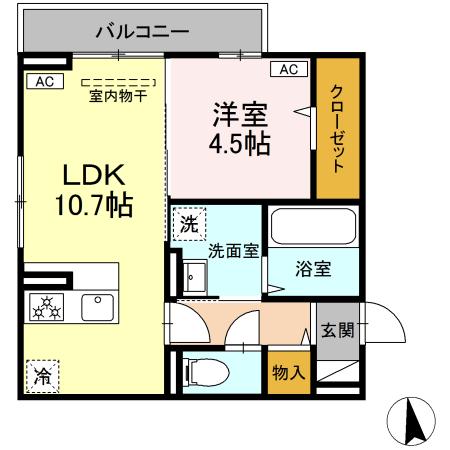 同じ建物の物件間取り写真 - ID:235004972305