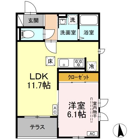 同じ建物の物件間取り写真 - ID:204003968761