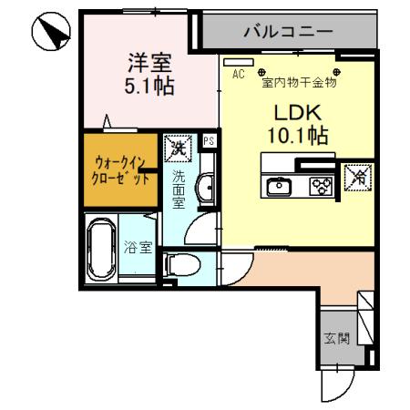 同じ建物の物件間取り写真 - ID:211045128865