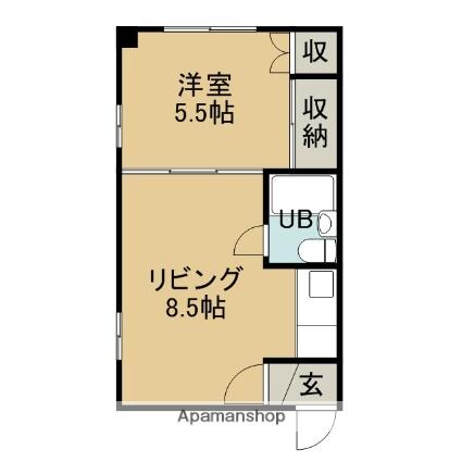 かねよし第２ビルマンション｜北海道滝川市本町３丁目(賃貸アパート1DK・2階・30.90㎡)の写真 その2