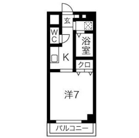 愛知県名古屋市西区児玉３丁目（マンション）の賃貸物件の間取り