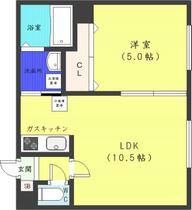 北海道札幌市中央区南四条西１４丁目（賃貸マンション1LDK・3階・35.04㎡） その2