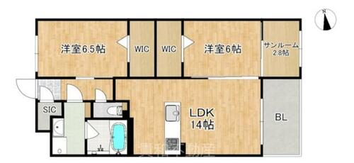 同じ建物の物件間取り写真 - ID:240027470135