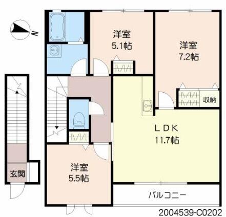 同じ建物の物件間取り写真 - ID:240028436793