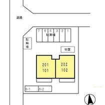 コンフォール 101 ｜ 岐阜県岐阜市一日市場北町（賃貸アパート1LDK・1階・50.08㎡） その3