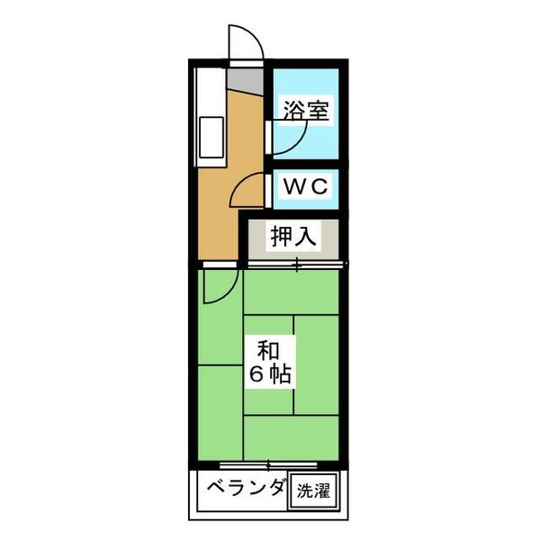 第１幸銀荘 102｜東京都調布市調布ケ丘３丁目(賃貸アパート1K・1階・20.00㎡)の写真 その2