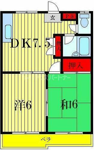 同じ建物の物件間取り写真 - ID:213101101815