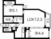 札幌市厚別区厚別中央三条４丁目 4階建 築4年のイメージ