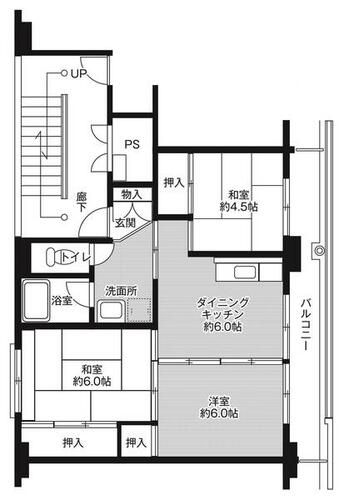 同じ建物の物件間取り写真 - ID:203001990230