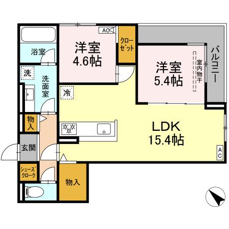 同じ建物の物件間取り写真 - ID:222016327016