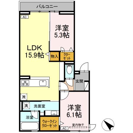 同じ建物の物件間取り写真 - ID:222016327000