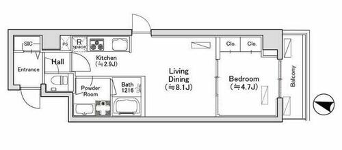 同じ建物の物件間取り写真 - ID:213105999085