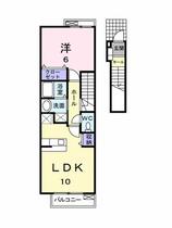 フルール　Ａ 202 ｜ 愛媛県松山市石手白石（賃貸アパート1LDK・2階・42.37㎡） その2