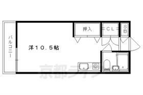 リバ－ハイツ山科 203 ｜ 京都府京都市山科区安朱馬場ノ西町（賃貸アパート1K・2階・25.00㎡） その2