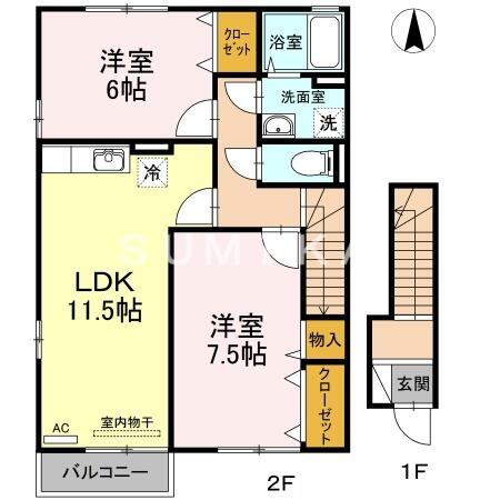 同じ建物の物件間取り写真 - ID:233019709782