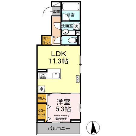 同じ建物の物件間取り写真 - ID:234021947571