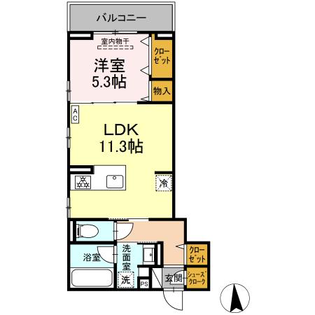 同じ建物の物件間取り写真 - ID:234021947603