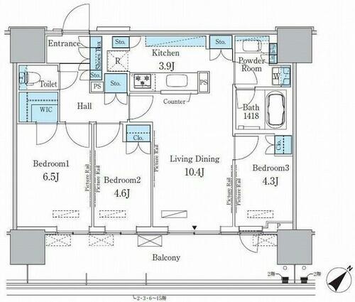 同じ建物の物件間取り写真 - ID:213107433322