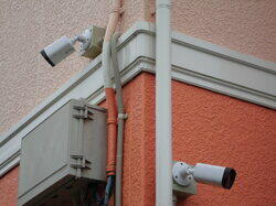 画像5:屋外防犯カメラ設置されています。