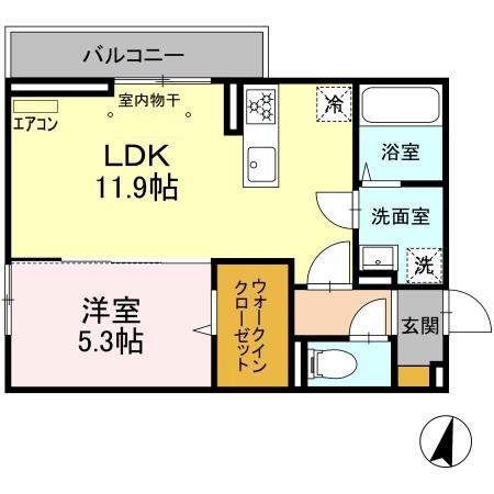 同じ建物の物件間取り写真 - ID:208009132511