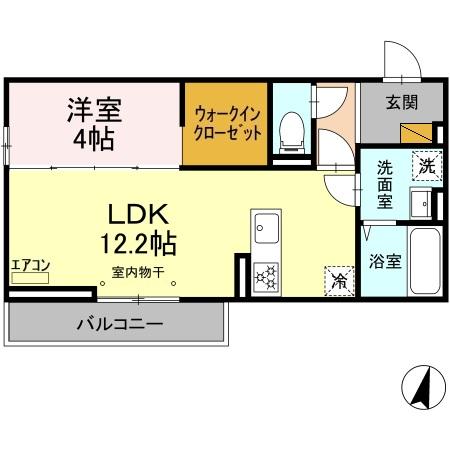 同じ建物の物件間取り写真 - ID:208009132508