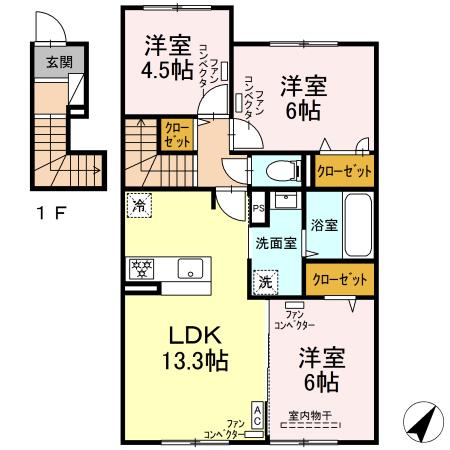 同じ建物の物件間取り写真 - ID:201021982641