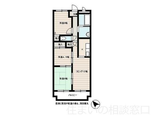 愛知県岡崎市江口１丁目（マンション）の賃貸物件の間取り