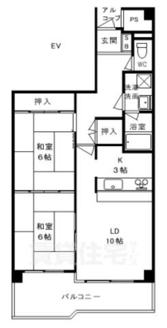 同じ建物の物件間取り写真 - ID:228048557401