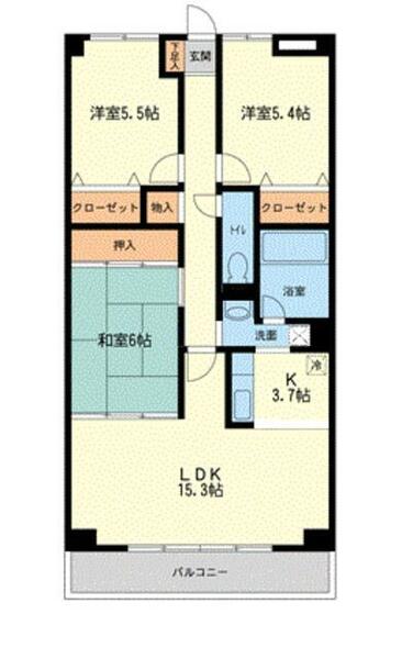 ＣＡＳＳＩＡ八千代緑が丘 0401｜千葉県八千代市緑が丘１丁目(賃貸マンション3LDK・4階・75.27㎡)の写真 その2