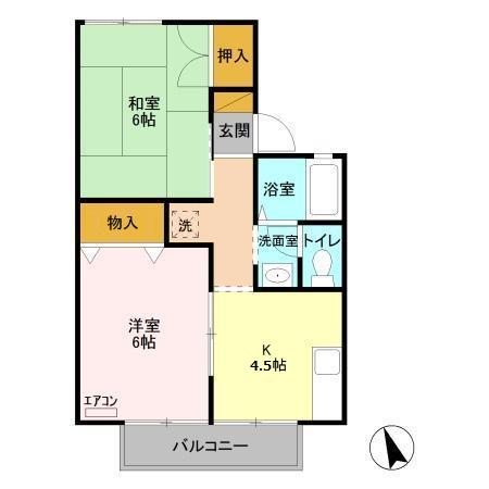 同じ建物の物件間取り写真 - ID:208009136358